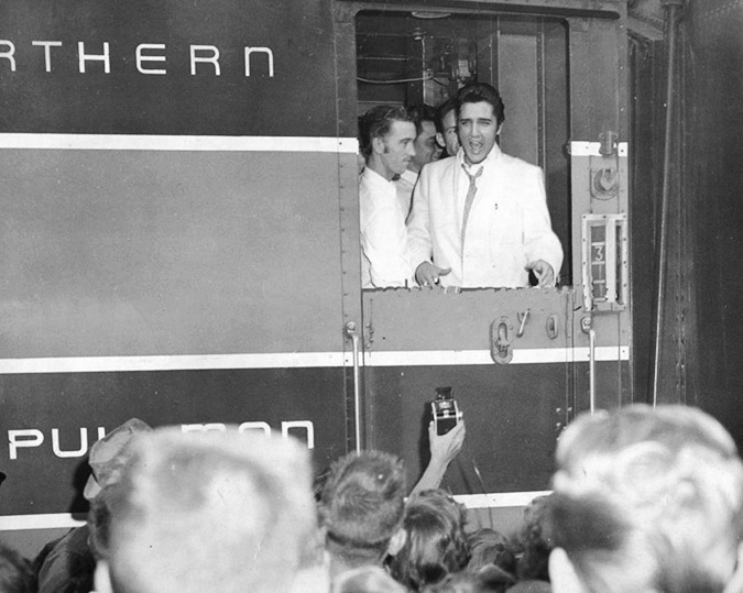 In 1957, at the end of August, Elvis and his entourage began their second of three tours that year, this one in the Pacific Northwest. Photo courtesy Daily Inter Lake