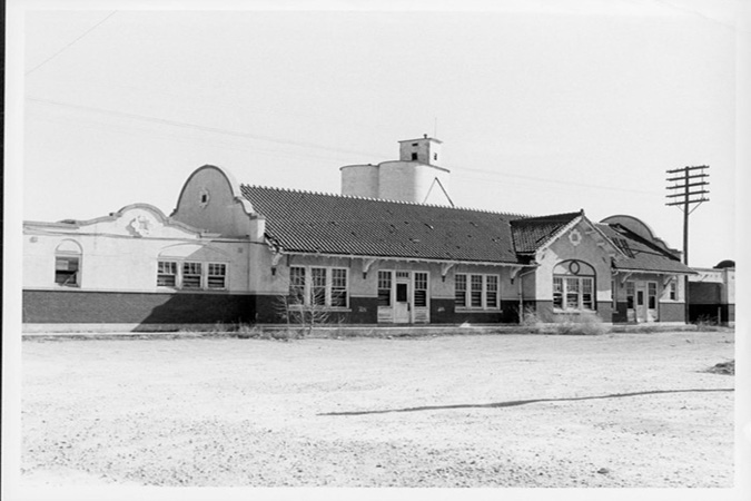 Rock Island Train Depot, the original rail station in North Enid. Courtesy of the Oklahoma Historical Society.