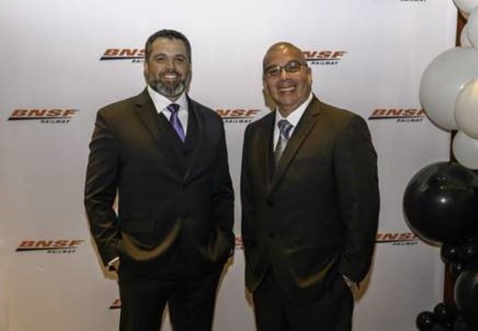 Daniel Galindo and Daniel Carmona at the 2022 Employees of the Year ceremony.  