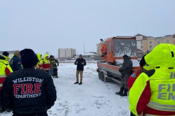 BNSF and first responders in Williston, North Dakota. 