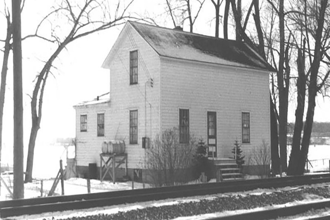 Photo Courtesy of Wayzata Historical Society: Section Foreman house in the 1940s